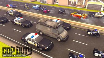 Police Car Vehicle Driving Sim