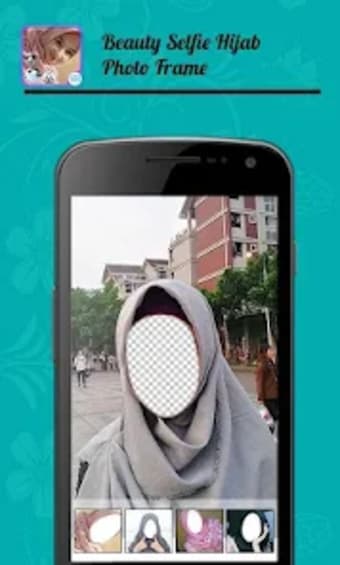 Beauty Selfie Hijab PhotoFrame
