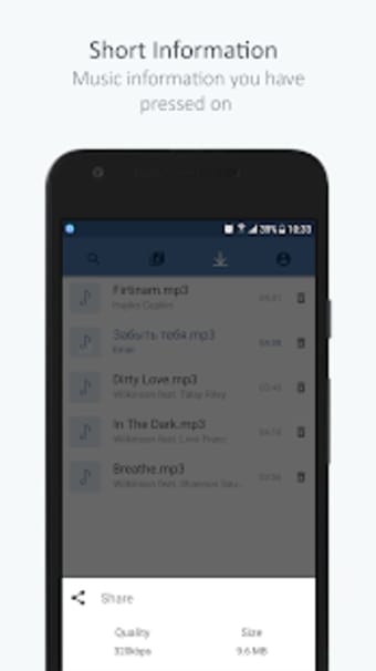 Music Player for VK