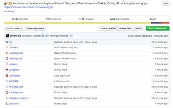 File Icons for GitHub and GitLab