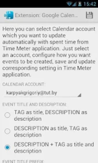 Time Meter Extensions