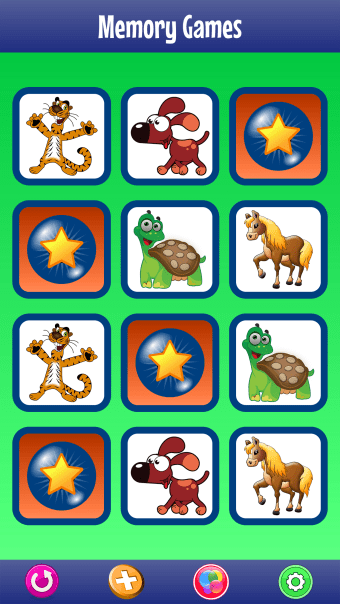 Memory Games with Animals