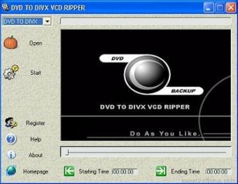 DVD To DivX VCD Ripper