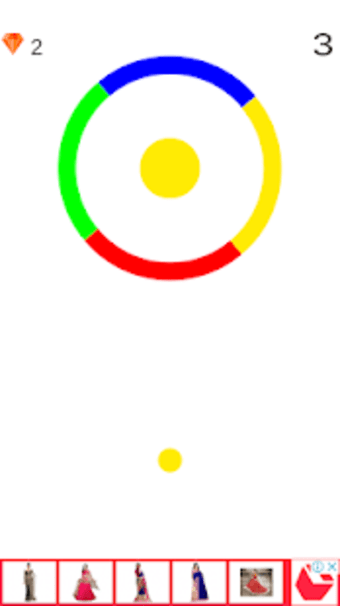 Color Shoot Tap To Hit Circle With Jumping Ball