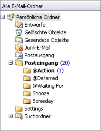 Getting Things Done Outlook Add-In