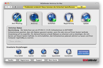 BitDefender Antivirus 2012 für Mac
