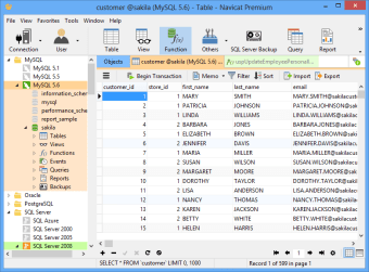 Navicat Premium (Multiple Databases GUI)