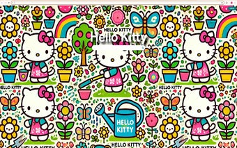 Hello-Kitty-Garden