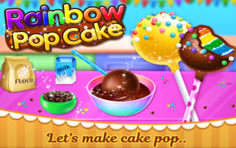 Rainbow Cake Pop Maker - Dessert Food Cooking Game