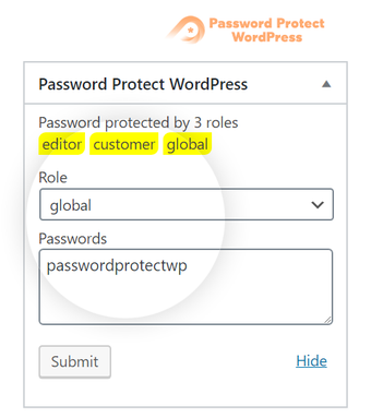 PPWP 8211 Password Protect Pages