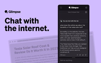 Glimpse — Free AI Chat With Internet Access