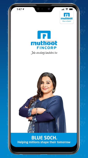 Muthoot Blue  Gold loans from Muthoot Fincorp
