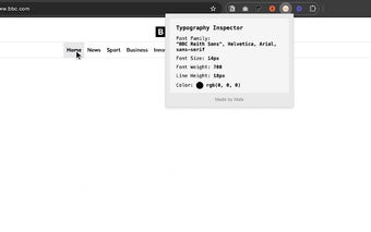 Typography Inspector