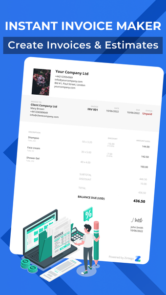 Zintego - Invoice Maker