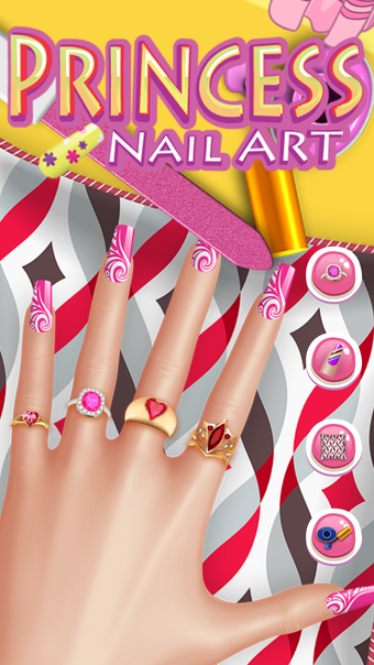 Princess Nail  Art Salon Games For Kids