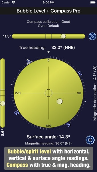 Bubble Level  Compass Pro