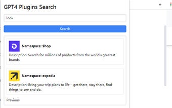 GPT4 Plugins Search