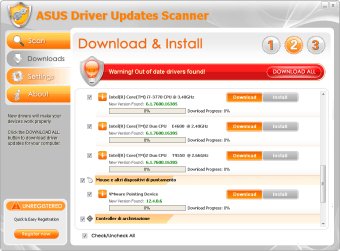 ASUS Driver Updates Scanner