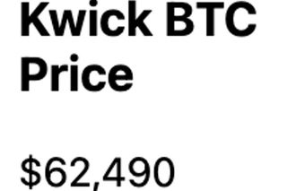 BTC Kwick Price