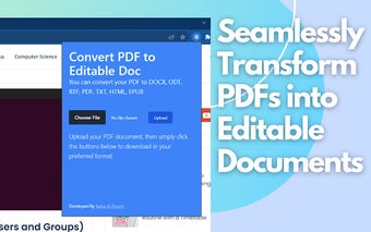 Convert PDF to Editable Doc