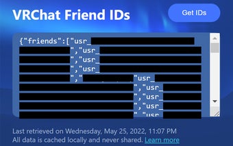 VRChat Friend IDs