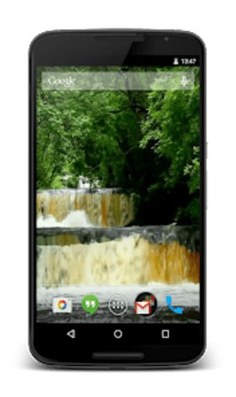 Waterfall on River Video LWP