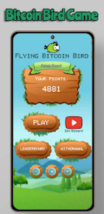 Flying Bitcoin Bird - Earn BTC