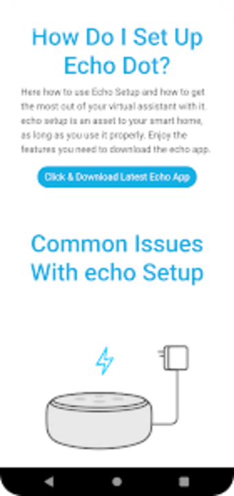 Echo Setup App