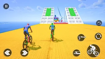 BMX Cycle Race Superhero Games