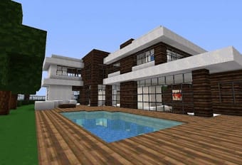 Map Modern House For Minecraft