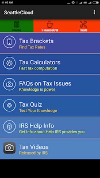 US Tax  Finance Calculators