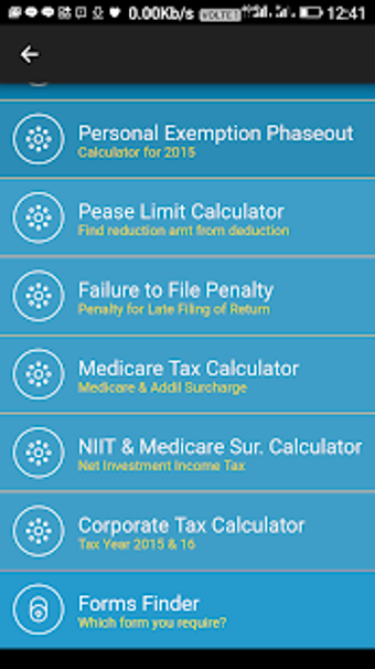 US Tax  Finance Calculators