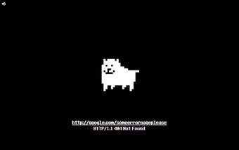 Dogcheck from Undertale as error pages