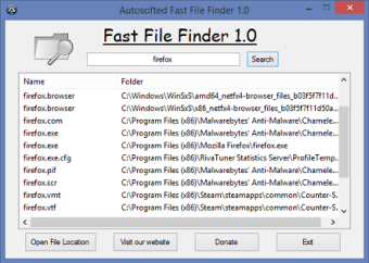 Fast File Finder