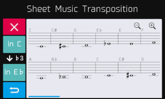 Sheet Music Transposition
