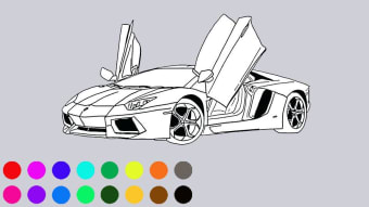Super Car Colouring Games - Cars Coloring Book