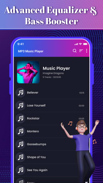 MP3 Music Player : Equalizer