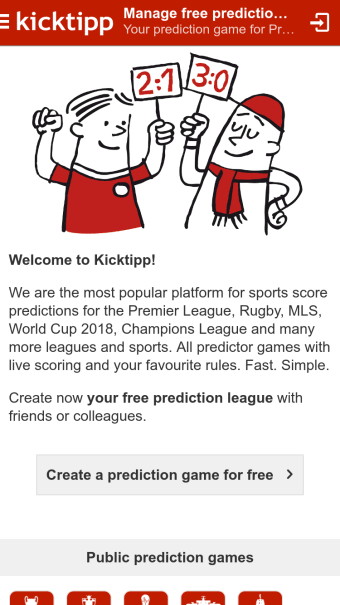 Kicktipp - Football predictor game and more