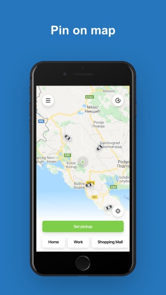 TeslaGoApp rides in Montenegro