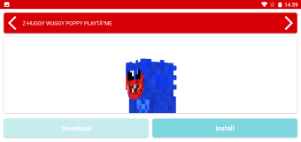 Blue Monster Skin Minecraft