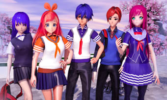 Virtual Anime Yandere Girls High School Life 3D 