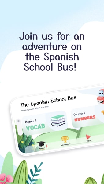 Spanish School Bus for Kids