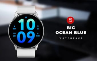Big Ocean Blue Watch Face