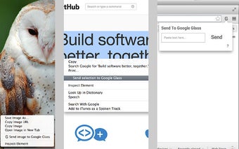 Send to Google Glass™