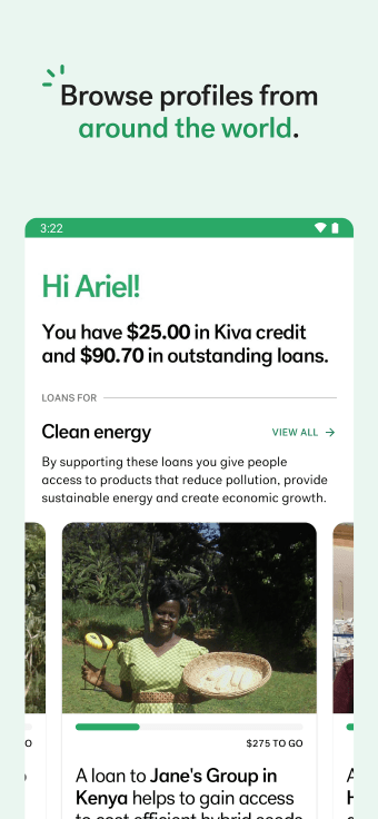 Kiva - Lend for Good