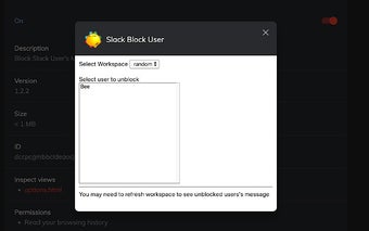 Slack Block User (Fork)