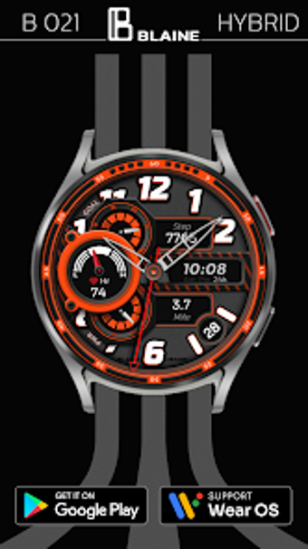 Blaine 021 Hybrid Watch Face