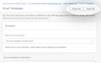 SAP Customer Data Cloud toolkit