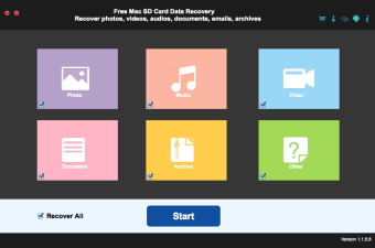 Free Mac SD Card Data Recovery