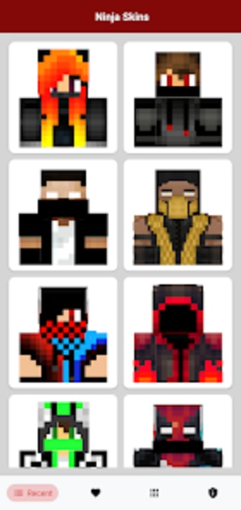 Ninja Skins for MinecraftPE